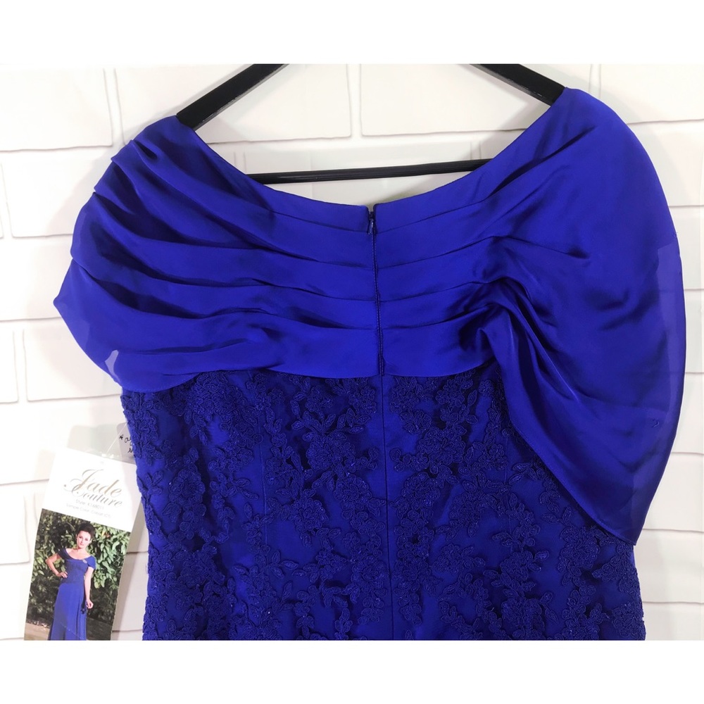 Jade Couture Bridesmaid Draped Neck Dress K168011 - Picture 8 of 8